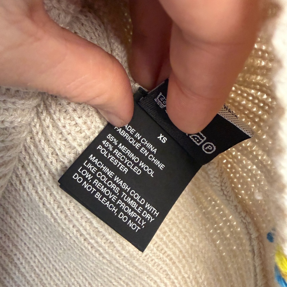 Vuori merino wool knit sweater - Picture 5 of 5